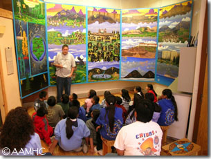 photo of class at Zuni Pueblo